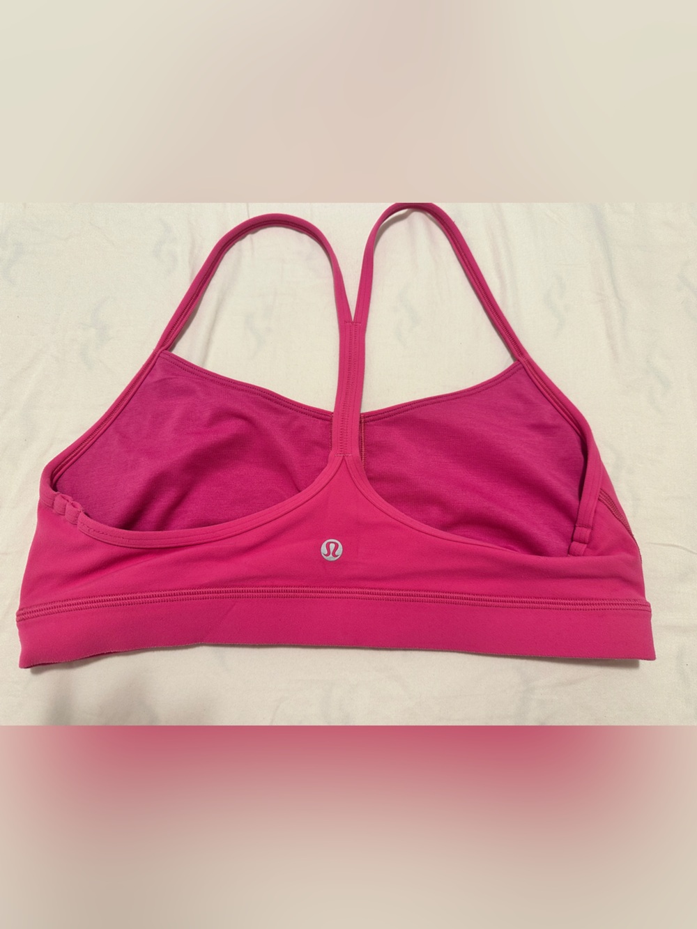 Lululemon Flow Y Bra in Ripened Raspberry Light Support Size 10 - Picture 3 of 7